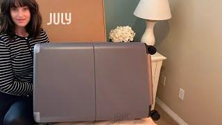 July Luggage - July Checked Plus Luggage unboxing and review