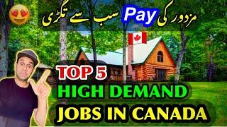 High Demand Jobs in Canada 2023 | High Pay Jobs in Canada | Salaries in Canada
