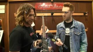 WNAMM13: Bad Seed Show Us Their Badass Titanium And Chrome Guitars (VIDEO)