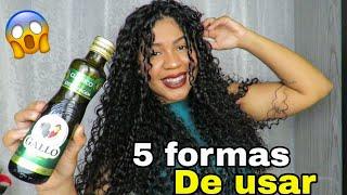 5 FORMAS DE USAR AZEITE DE OLIVA NO CABELO