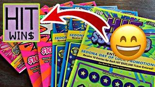 HIT BABY! PLAYING THE HIT TEXAS LOTTERY TICKETS!