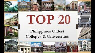 TOP 20 OLDEST COLLEGES AND UNIVERSITIES