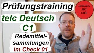 telc Deutsch C1 – Prüfung / 13 / Schreiben 06 – Redemittelsammlungen im Check 01