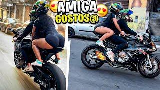 LEVEI A AMIGA PRO PIÃO NO MORRO DE S1000RR SÓ O CANO