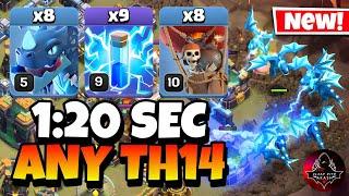 Epic Strategy! TH14 Zap Electro Dragon is the Easiest TH14 Attack Strategy in Clash of Clans