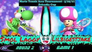 Zelcadia Cup Mario Tennis Aces Tournament - Winners Round 2, Game 1 - smol Laggy vs LilbigestJake