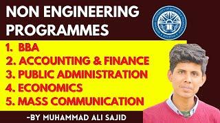 Non Engineering Programmes in NUST |  Tips for Admission in NBS & S3H NUST