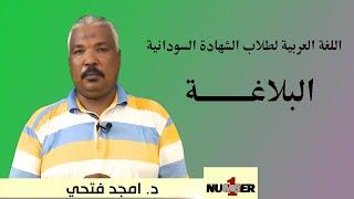 اللغة العربية لطلاب الشهادة السودانية  ( البلاغة )  د. أمجد فتحي