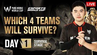 2024 PMWC - PUBG MOBILE WORLD CUP | Survival Stage Day 1