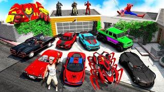 Collecting SUPERHERO VEHICLES in GTA 5!