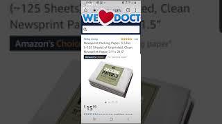 Asheville Moving Company reviews at Amazon packing paper & Storage containers for Movers