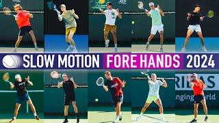 Slow Motion Forehand Compilation 2024