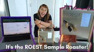 ROEST Sample Roaster: All the Parts, Walking Through WiFi Setup, and Roasting a Batch of Coffee!