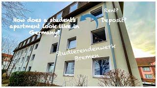 Student's Apartment in Germany  | Good or Bad? | Studierendenwerk Bremen | Bremerhaven 