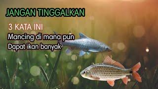 3 KUNCI SUKSES MANCING IKAN -Doa mancing ikan agar dapat banyak