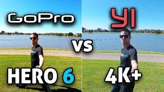 GoPro HERO 6 vs YI 4K+!!