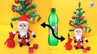 DIY: How to make Santa Claus at home/ Easy Newspaper Craft for Christmas