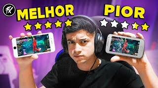 O PIOR CELULAR PARA JOGAR FREE FIRE vs O MELHOR!