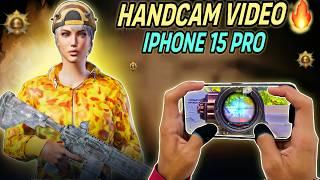 iphone 15 pro max 120 FPS ?! HANDCAM 4 Finger + Gyroscope  PUBG Mobile