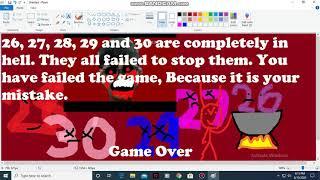 Numbers Adventures (PC Bootleg) Continue + Game Over as 26 27 28 29 30