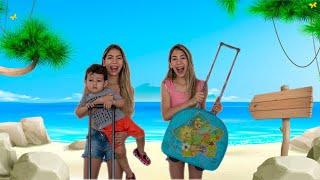 THEO E SUAS IRMÃS VÃO FAZER UMA VIAGEM - THEO COMANDA