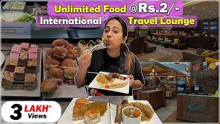 Unlimited Food at Rs.2/-, International Travel Lounge | Kolkata to Bangkok Travel Guide Ep-1