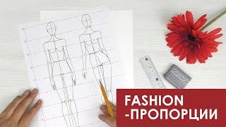 Пропорции fashion-модели. Урок fashion-иллюстрации