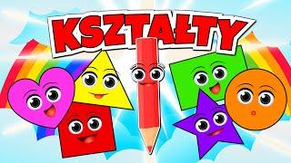 🟥⭐ KSZTAŁTY dla dzieci po polsku ⭐🟥 Film edukacyjny