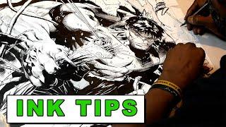 Learn How to Ink Comics - The Ink-credible Hulk