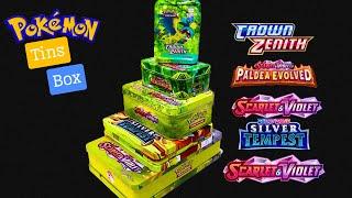 Unboxing Variety of Pokemon Tins Box | Whole Range of Pokemon Tins Box unboxing #pokemon #pokémon