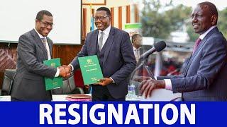 CS Opiyo Wandayi's Resignation