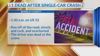 1 dead after single-vehicle crash