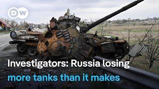 Is Russia at risk of running out of tanks? | DW News