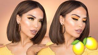 SUMMER MAKEUP GLOW - YELLOW EYESHADOW | iluvsarahii