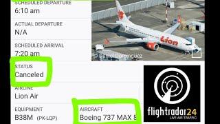 Lion Air JT610 Crash...FlightRadar24 tracking