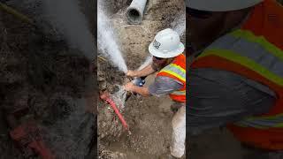 High Pressure Water Main Repair!