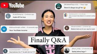 Q&A video replying weird questions || YouTube income? || my boyfriend