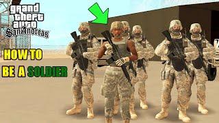 I joined the army in GTA San Andreas!(Army Missions)