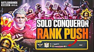 Rank-3000 SOLO CONQUEROR LIVE RANK PUSH|Crown To Conqueror|MechaFusion Tips&Tricks#bgmi#live
