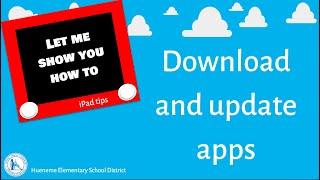 Self Service to download or update apps on a student iPad