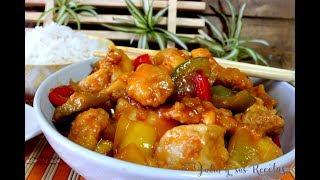 Cómo hacer pollo agridulce  | Receta de comida china