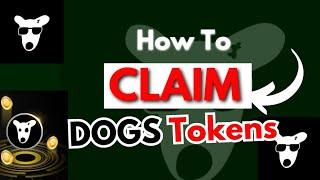 How to Claim your Dogs Token to Bybit, OKX & Wallet in Telegram