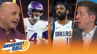 Kyrie Irving tears ACL, Are the Vikings right to not franchise tag Sam Darnold? | BREAKFAST BALL