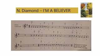 N. Diamond - I'm a believer (base musicale) / instrumental