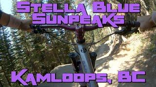 Mountain Biking: Stella Blue, Sun Peaks, Kamloops, BC