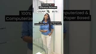 Here's the difference between #IELTS & #CELPIP for #CanadaPR  #shorts #youtubeshorts