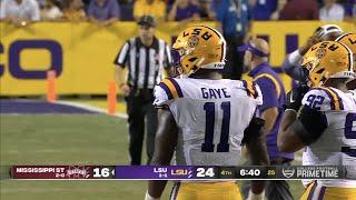 Ali Gaye (LSU DE #11) Vs. Mississippi State 2022