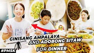 A DAY IN MY LIFE | FILIPINO STYLE DINNER FOR MY FAMILY | AYAW NILA MAGING BITTER | #pmsk