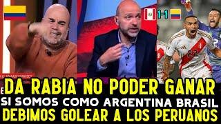 PRENSA COLOMBIANA FURIOSA TRAS EMPATE DE PERU CON COLOMBIA PORQUE PIENSAN QUE SON ARGENTINA Y BRASIL