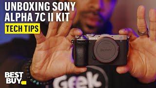 Unboxing the Sony Alpha 7C II Kit – Tech Tips from Best Buy